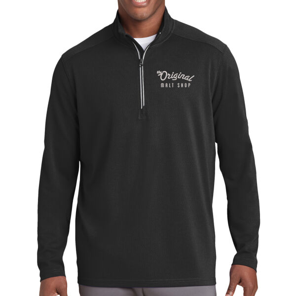 Sport-Tek ® - Sport-Wick® Textured 1/4-Zip Pullover - Embroidered Logo Thumbnail