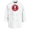 Eight Knot Button Chef Coat with Thermometer Pocket Thumbnail