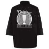 Ten Pearl Button Black Chef Coat Thumbnail