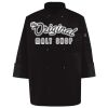 Ten Pearl Button Black Chef Coat Thumbnail
