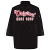 Ten Pearl Button Black Chef Coat Thumbnail
