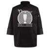 Black Knot Button Chef Coat Thumbnail