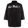 Black Knot Button Chef Coat Thumbnail